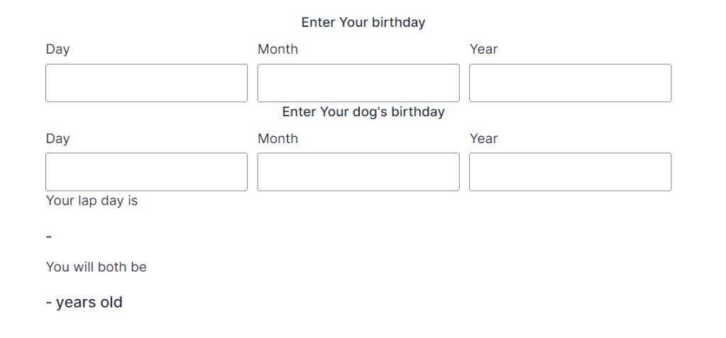 Example of a Lap Day