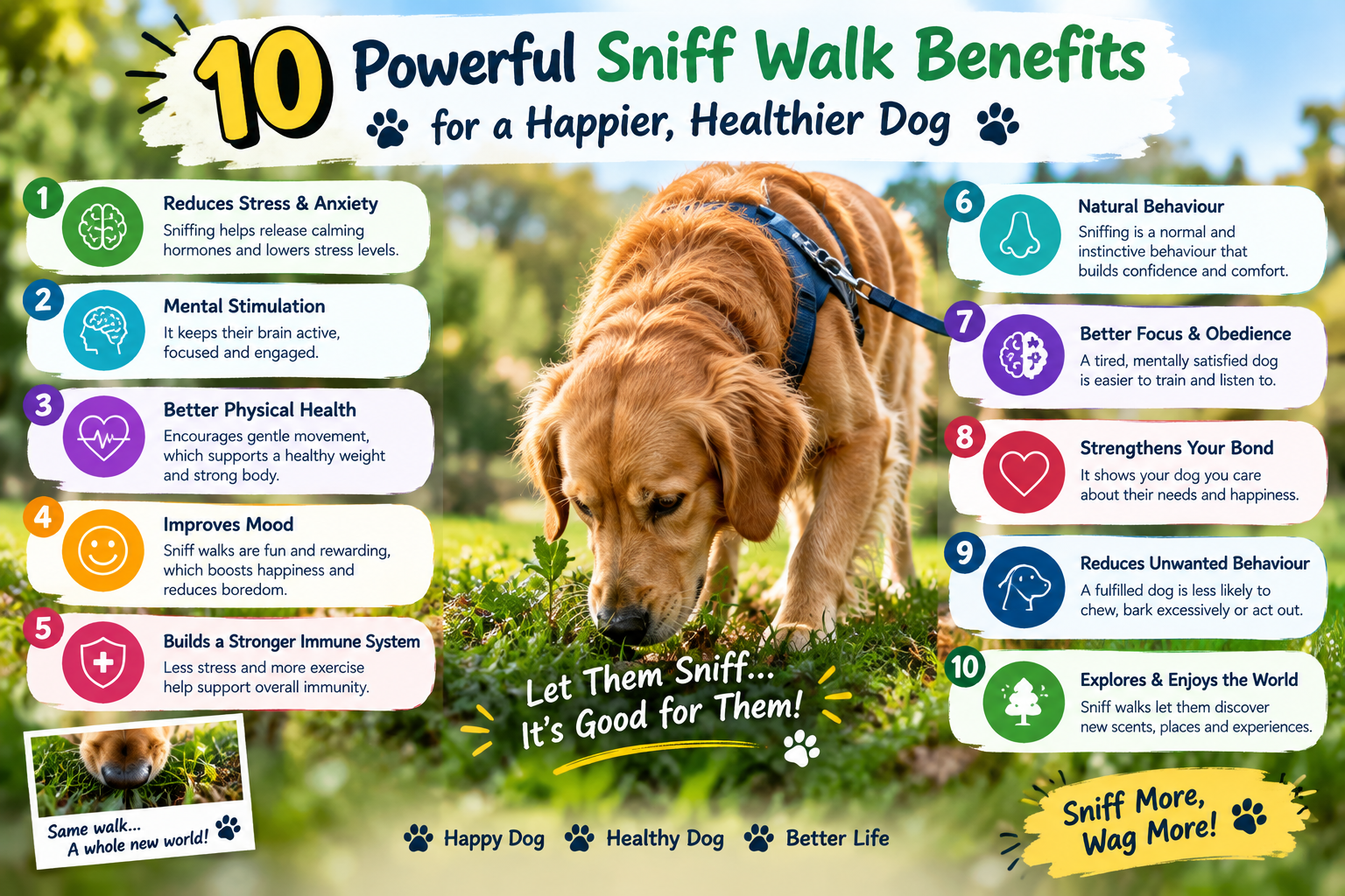 Sniff Walk Benefits