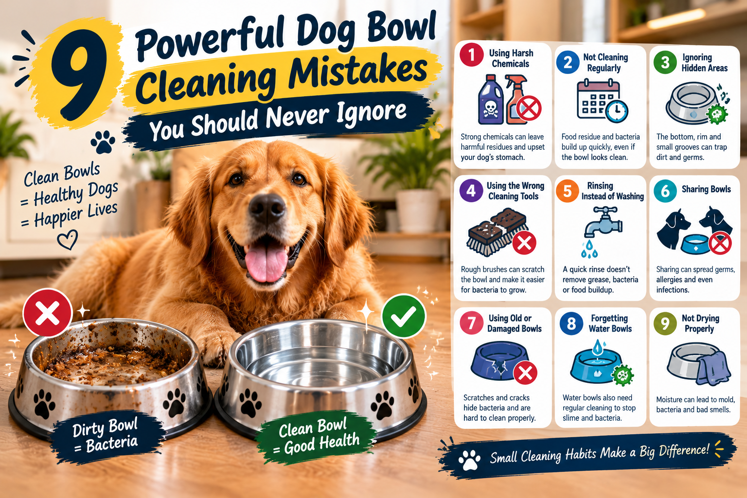 Dog Bowl Cleaning Mistakes